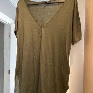 Lightweight knit v-neck shirt for sale!